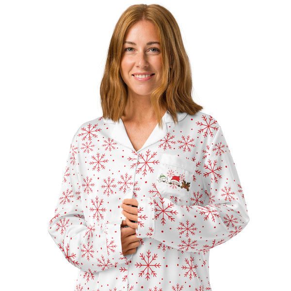 Women’s long sleeve pajama top - Perfect for Christmas