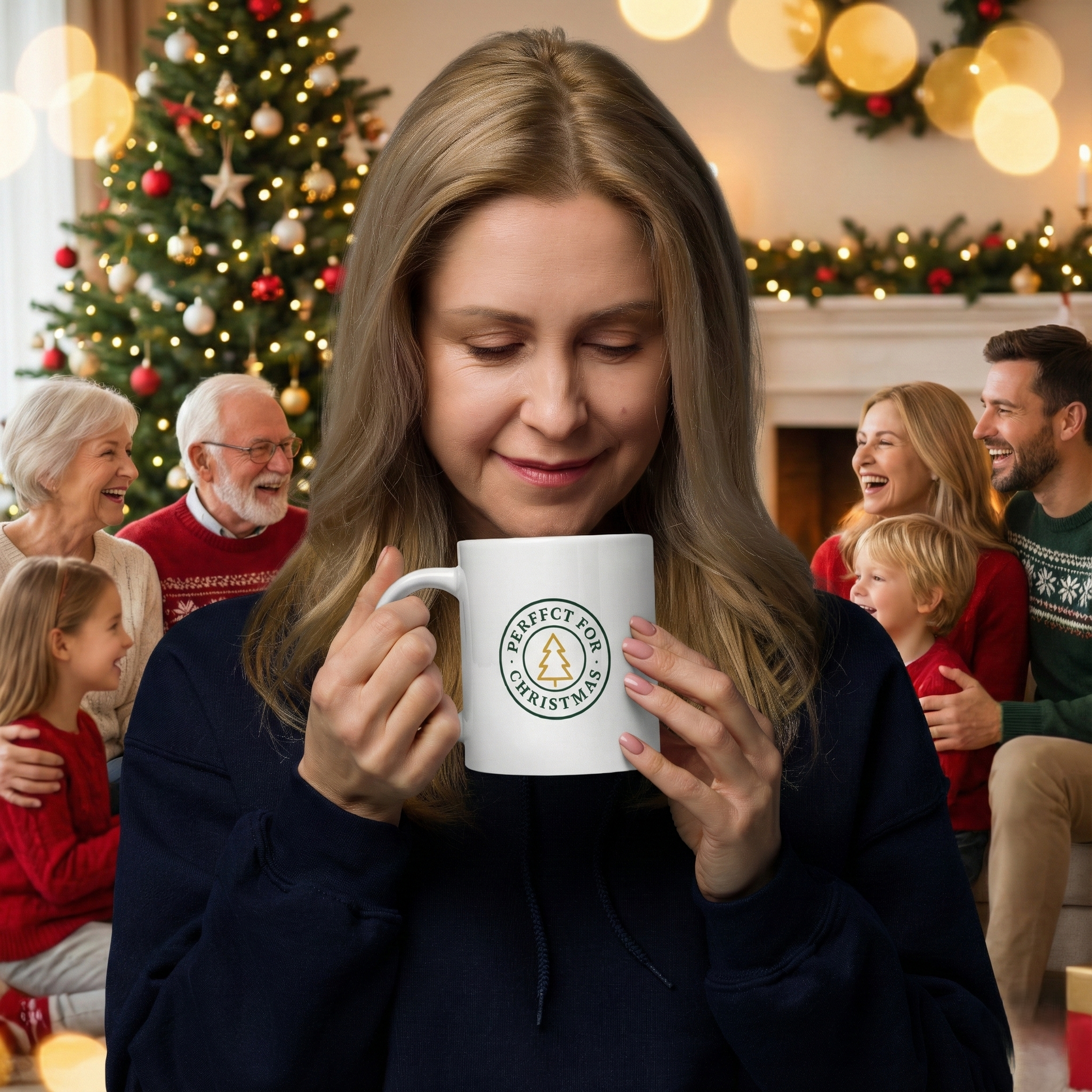 White glossy mug - Perfect for Christmas