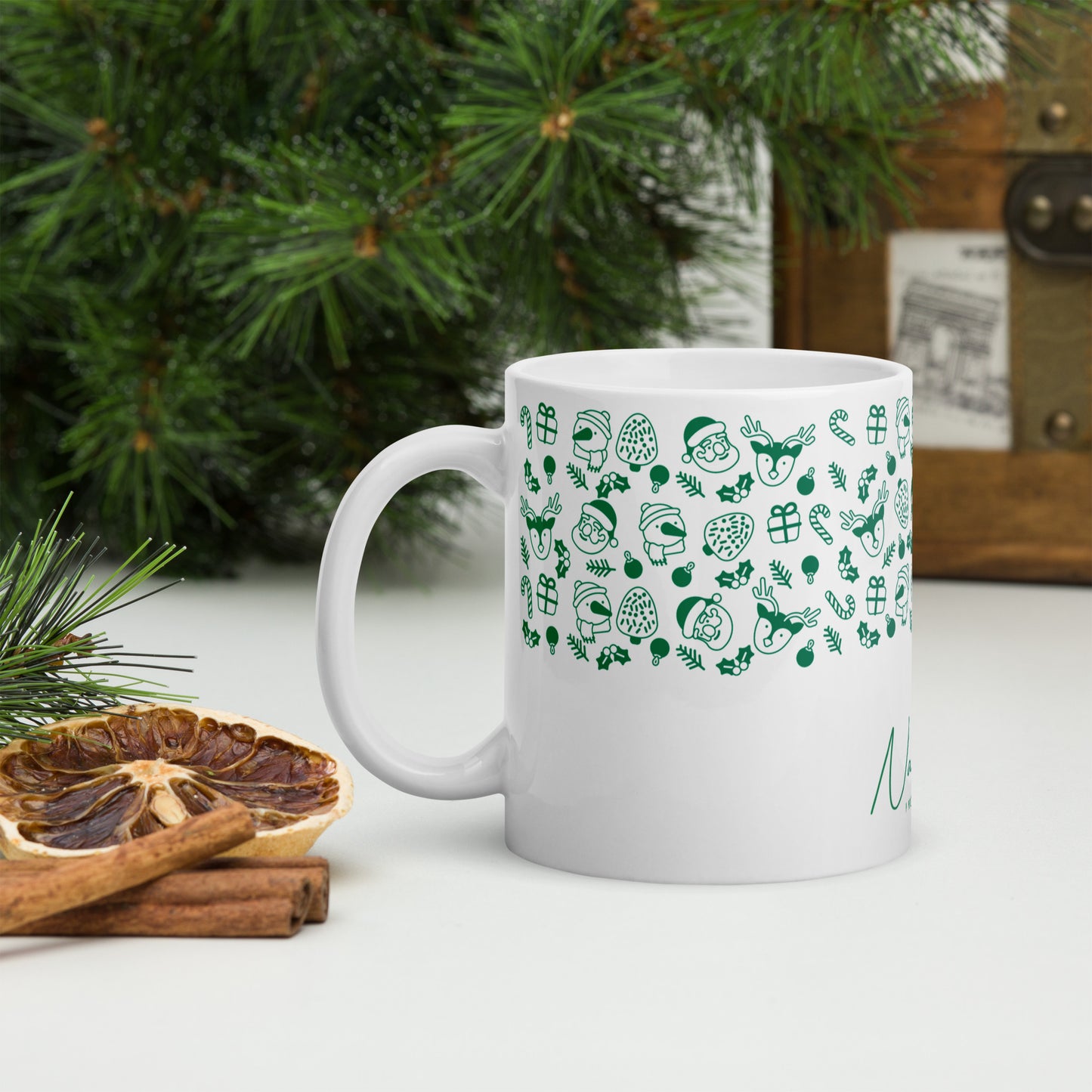 Green Mug Feliz Navidad - Perfect for Christmas