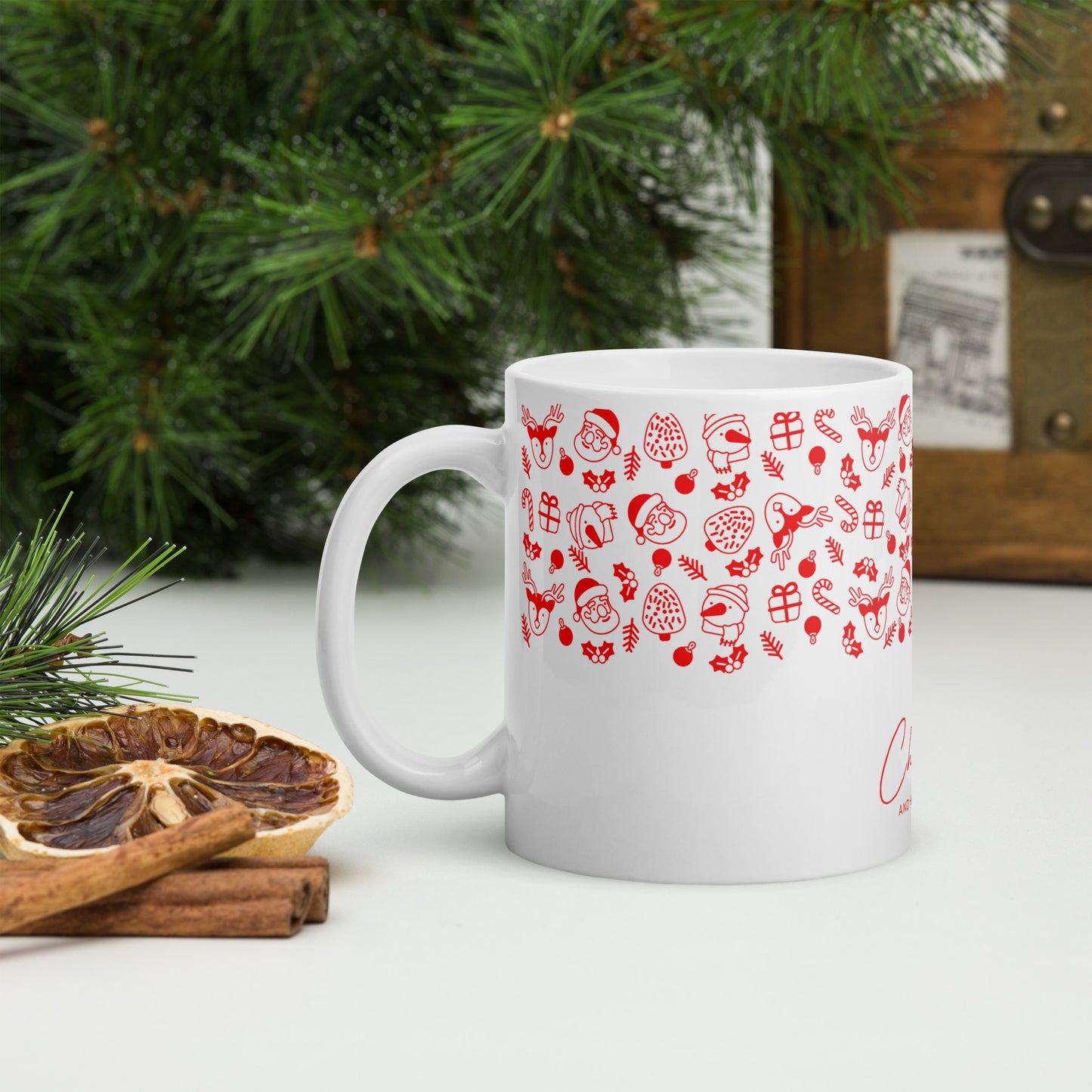 White Mug with Message - Perfect for Christmas