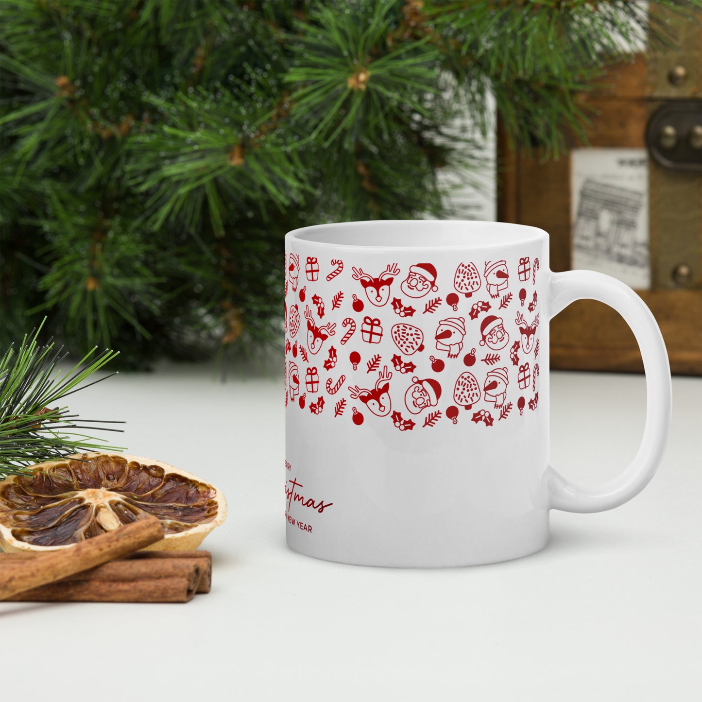 White Mug with Message - Perfect for Christmas