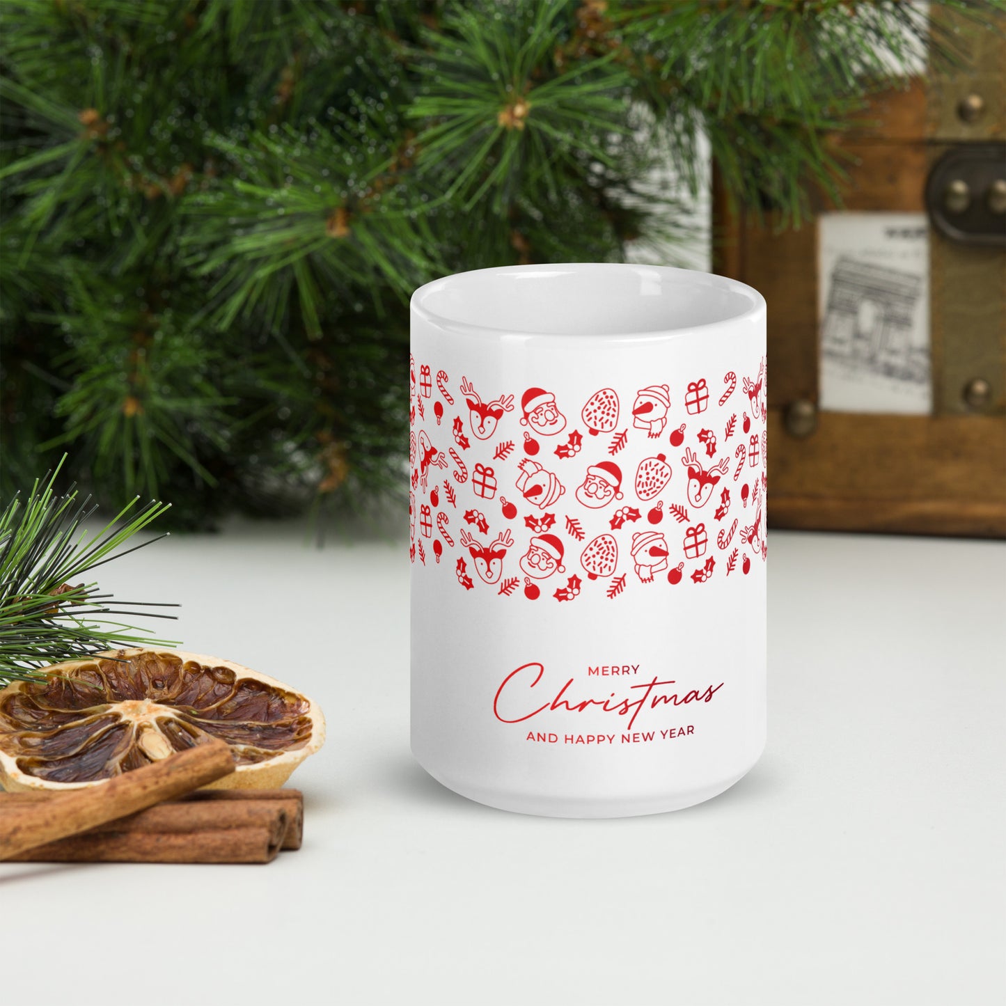 White Mug with Message - Perfect for Christmas