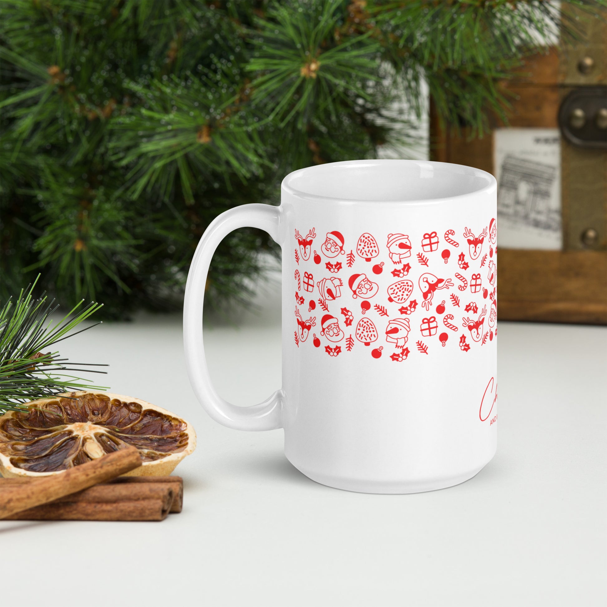 White Mug with Message - Perfect for Christmas