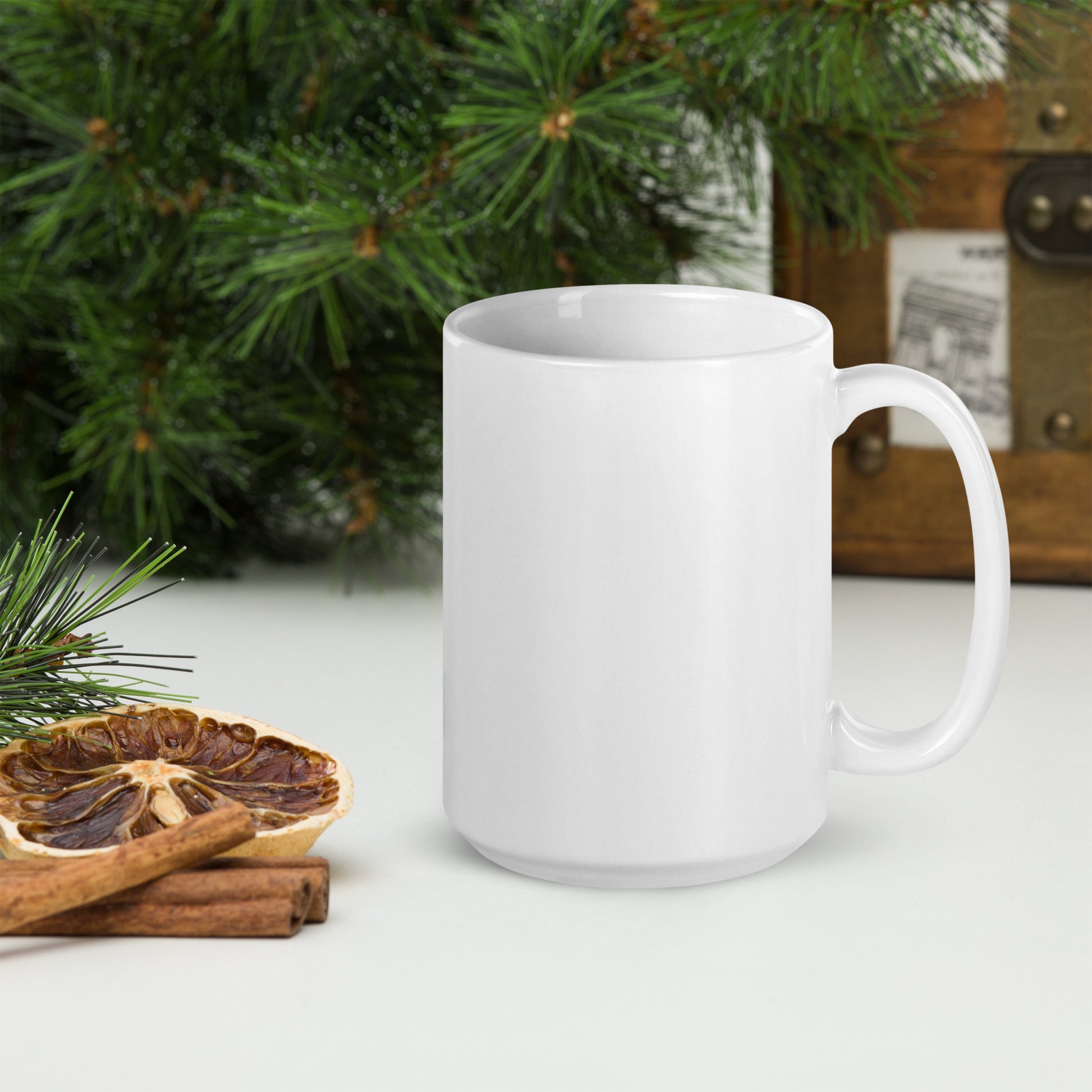 White glossy mug - Perfect for Christmas
