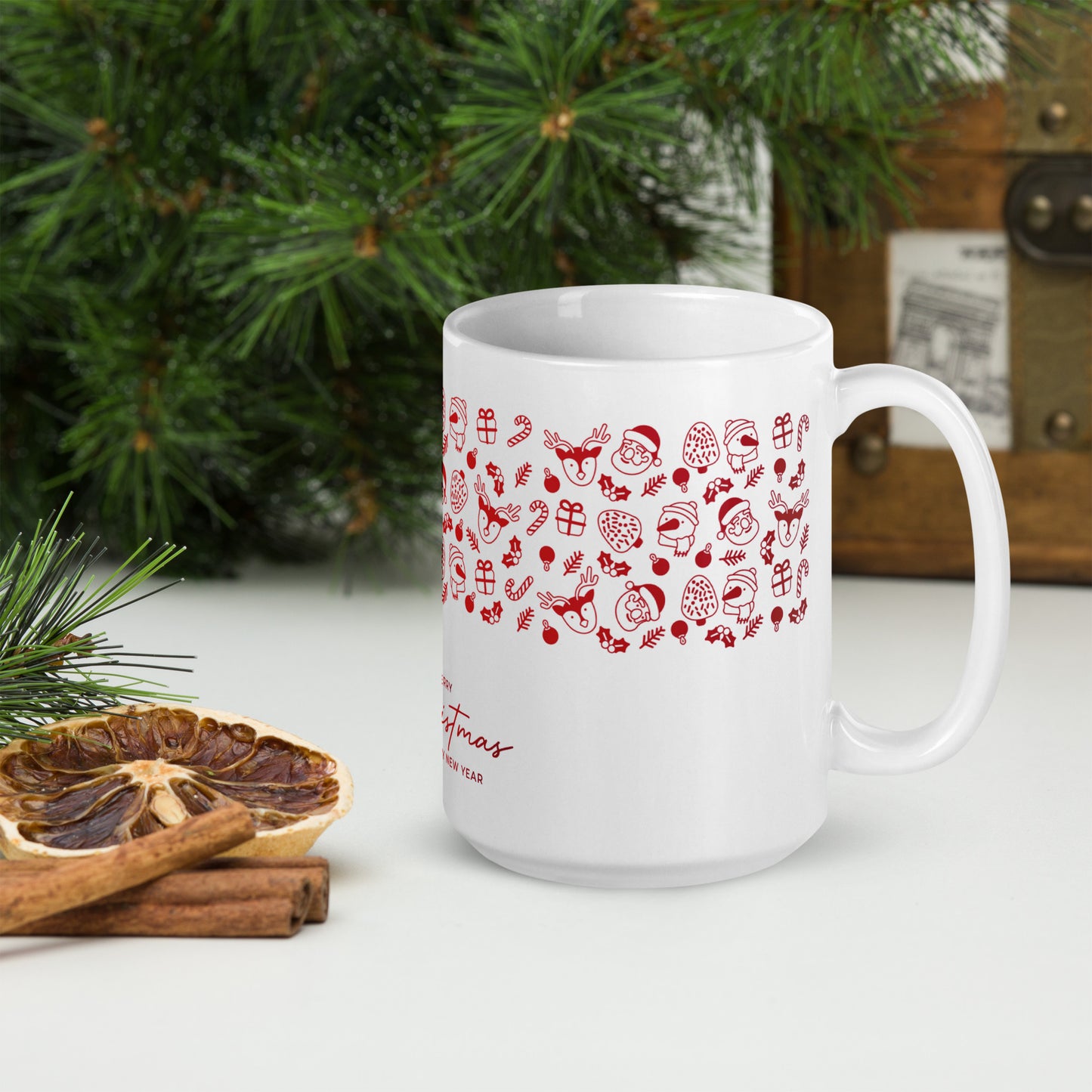 White Mug with Message - Perfect for Christmas
