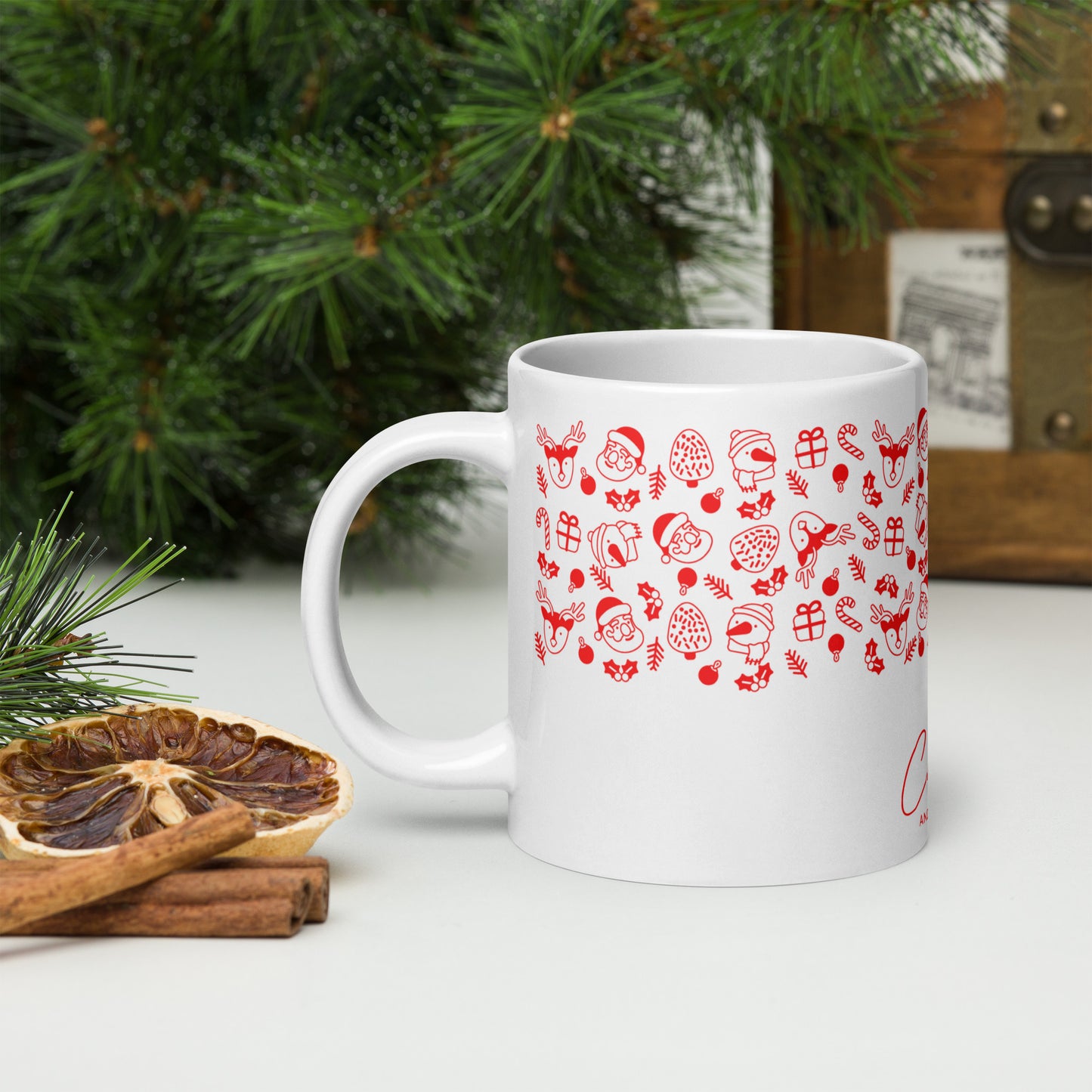 White Mug with Message - Perfect for Christmas