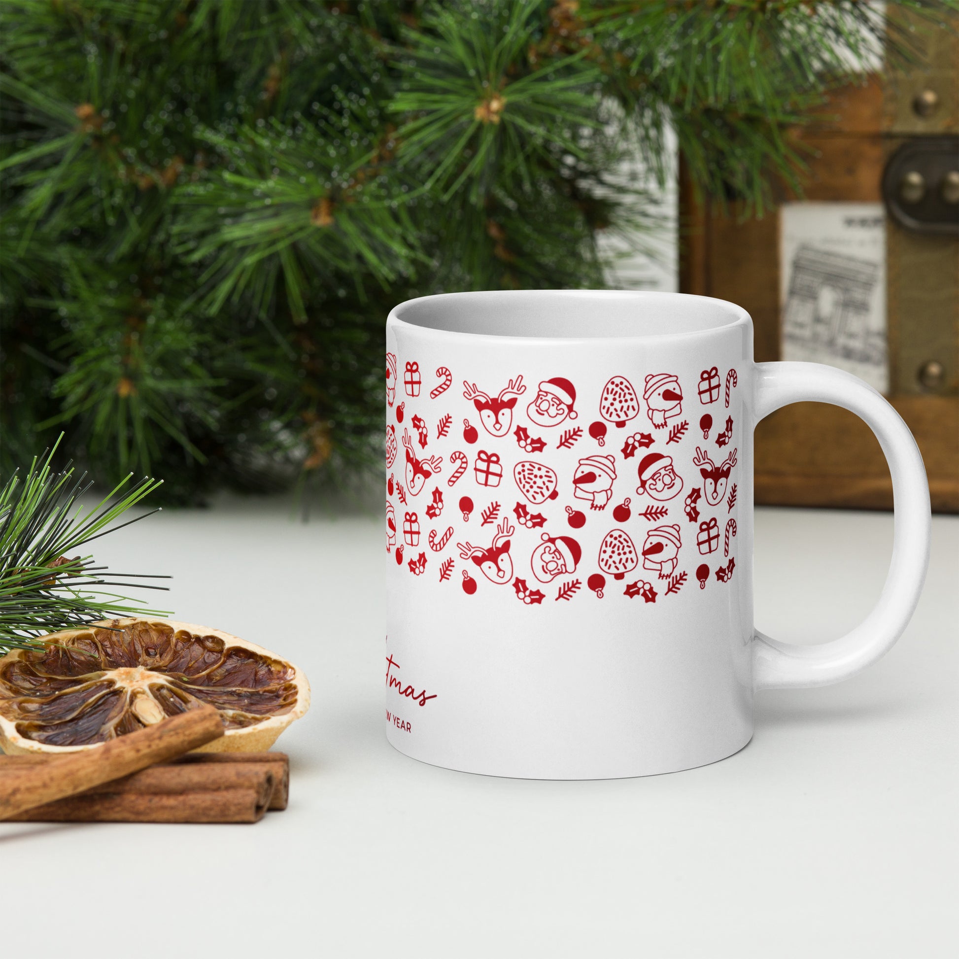 White Mug with Message - Perfect for Christmas